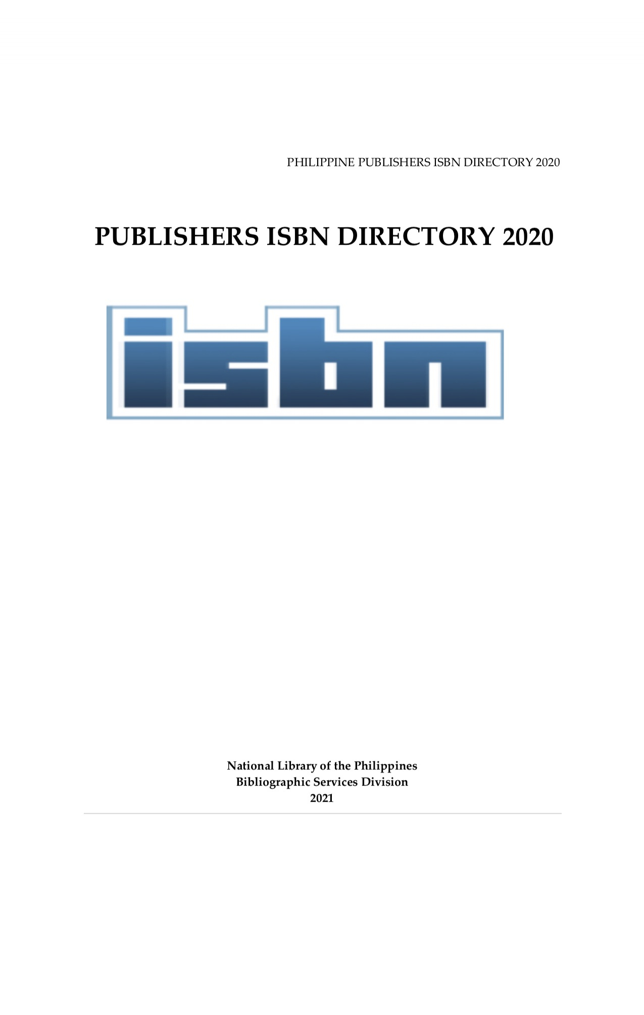 2020 Publishers Directory
