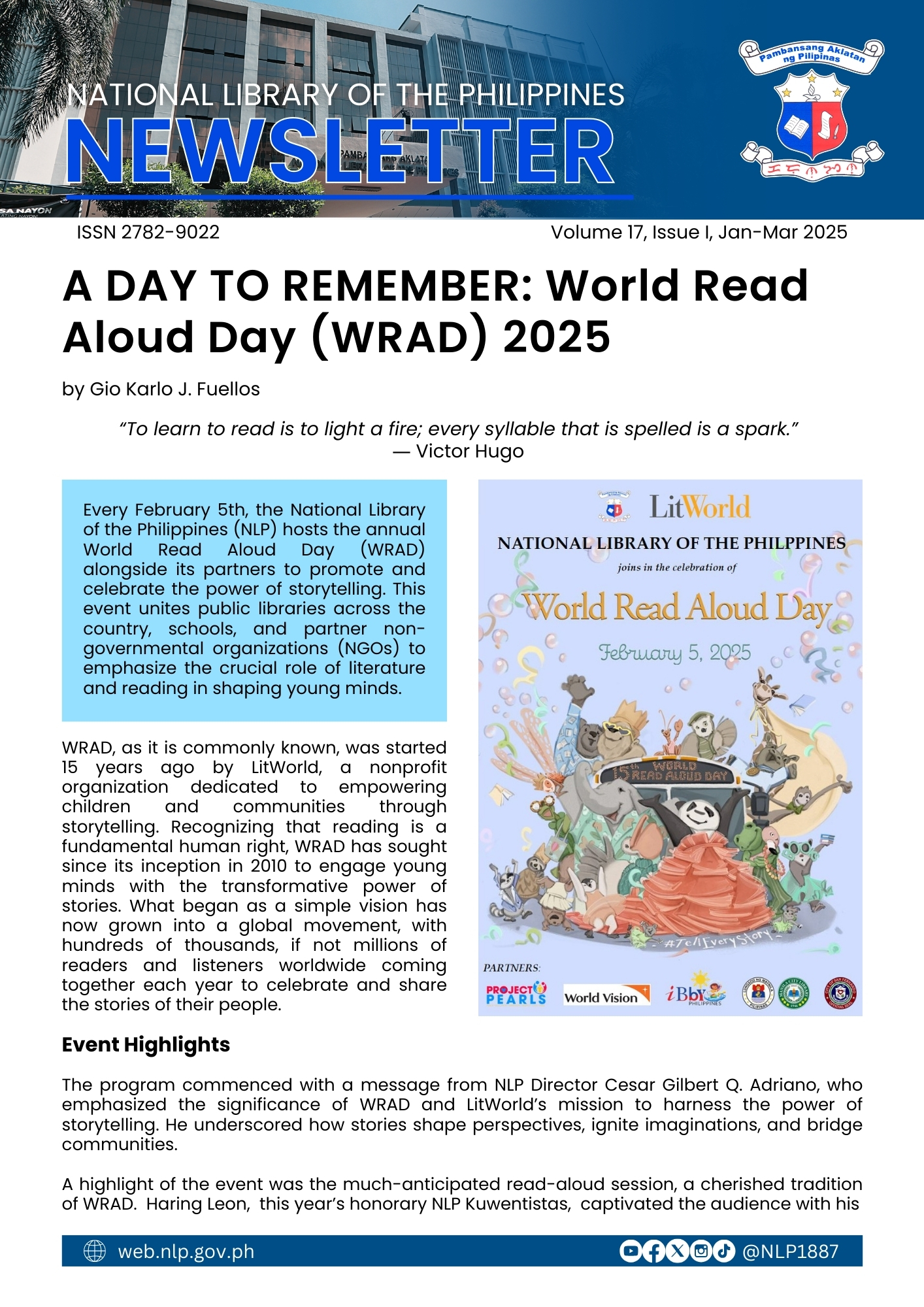 Volume 17, Issue I