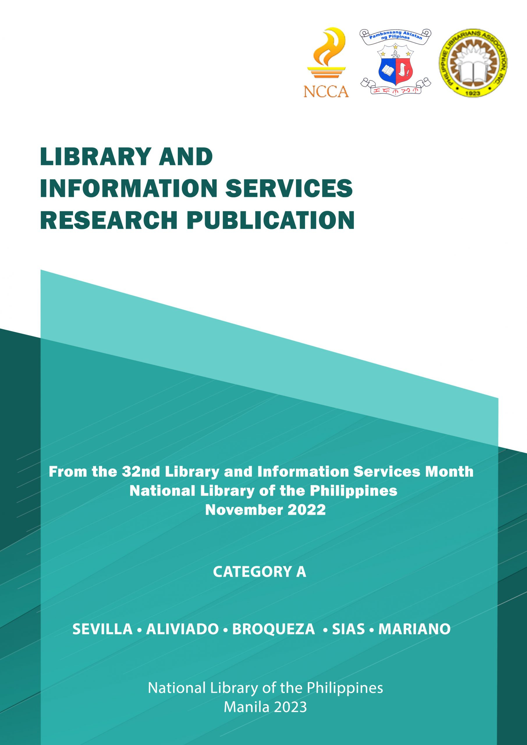 LIBRARY AND INFORMATION SERVICES Front 2 Category A