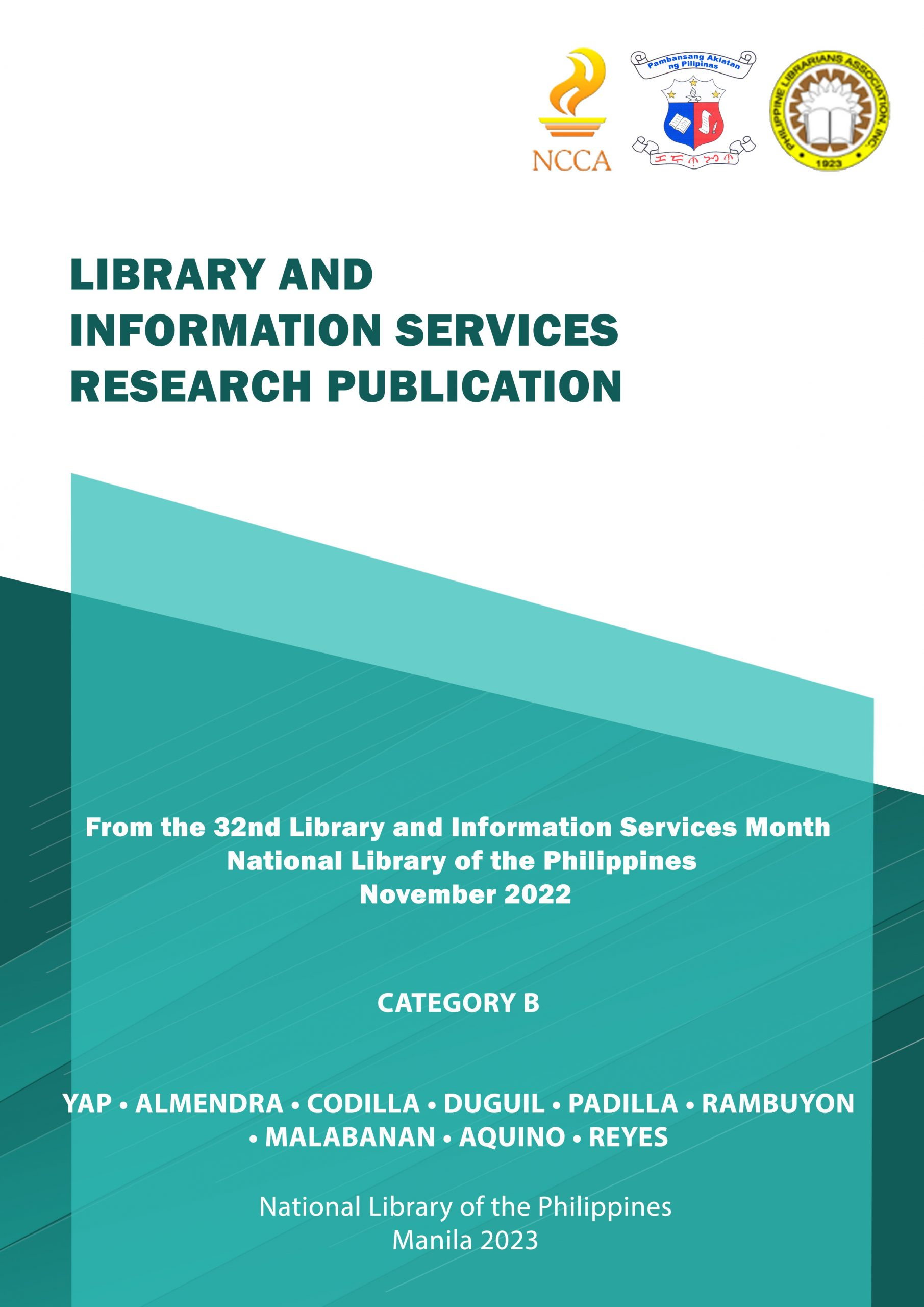 LIBRARY AND INFORMATION SERVICES Front 2 Category B